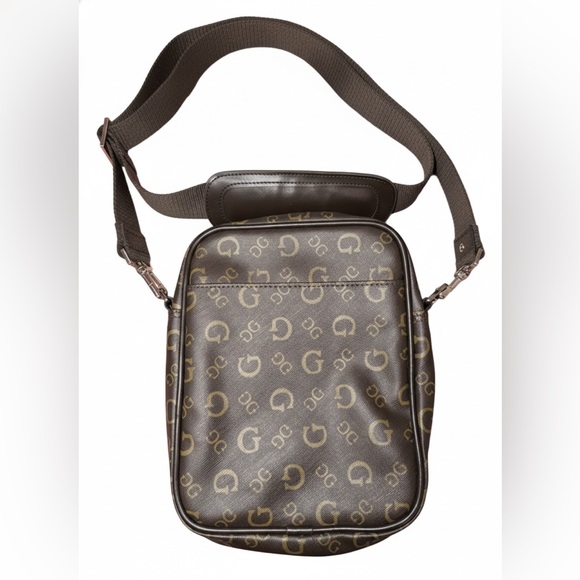 Guess Other - Guess Brown Logo Men's Belt Bag